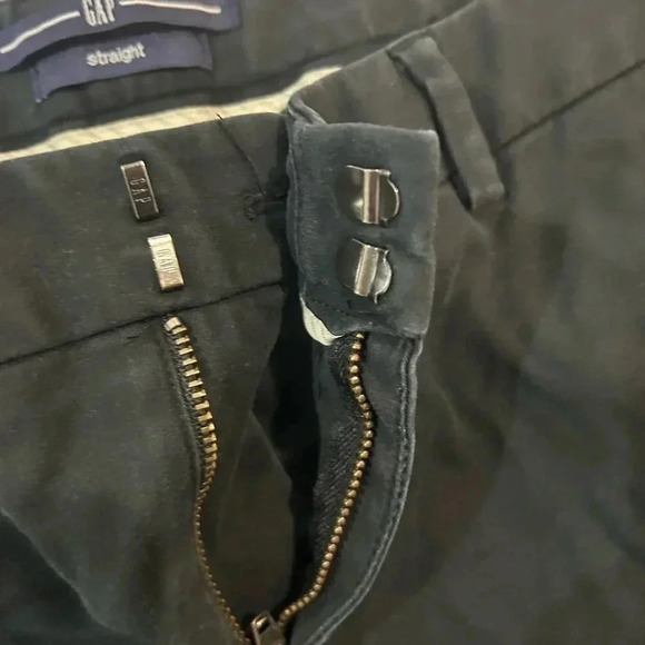 Women’s Gap Black Straight Leg Pants Size 8 Regular - Picture 4 of 4